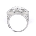 925 Sterling silver medusa signet rings for men